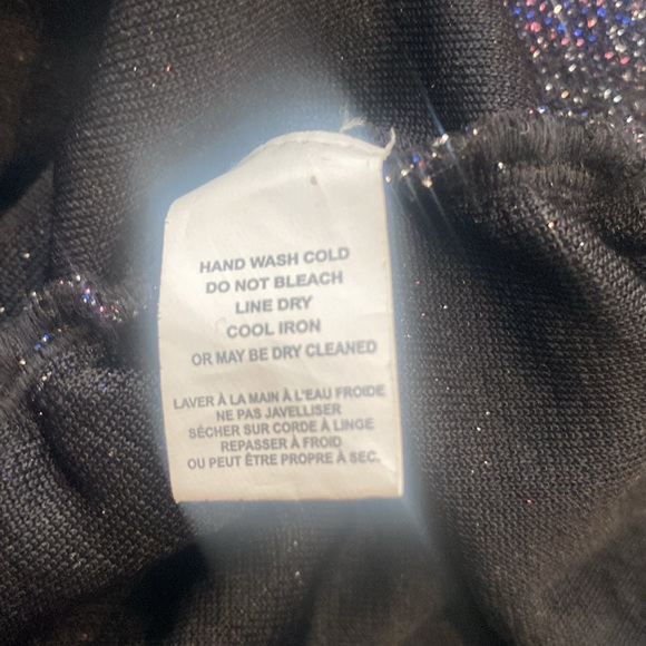 Ramy Brook Charlize Keyhole-Front Metallic Top Size L in Purple Multi - Picture 10 of 16